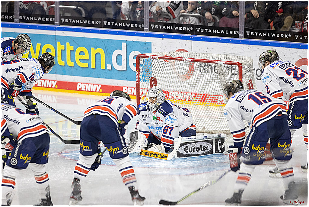 PENNY DEL;  Koelner Haie - Iserlohn Roosters; Koeln, 24.01.2023